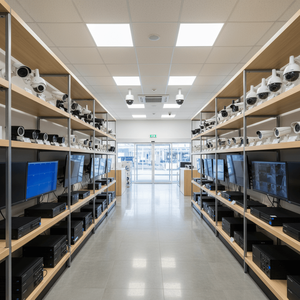 Elektronikgeschäft mit CCTV-Produkten