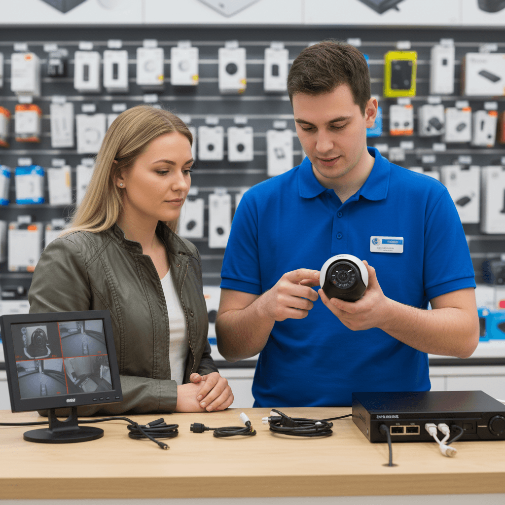 Beratung im Elektronikgeschäft